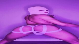 Tiny Asian twink twerking for thick cock