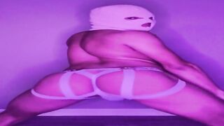 Tiny Asian twink twerking for thick cock