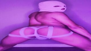 Tiny Asian twink twerking for thick cock