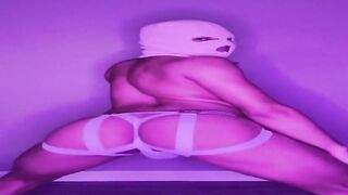 Tiny Asian twink twerking for thick cock