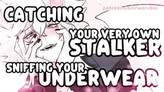 Stolen panties ruined his knees whimpering Yandere boyfriend wrecked bareback