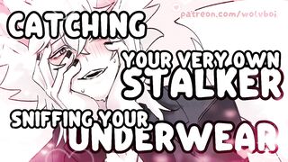 Stolen panties ruined his knees whimpering Yandere boyfriend wrecked bareback