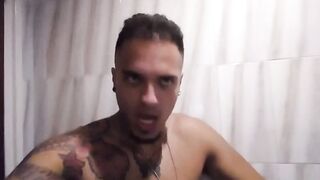 How to deep douche your asshole before getting wrecked hard by this tattooed latin twink