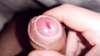 Femboy Cums Hard Gushing Bareback Twink