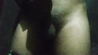 Big BBC Asian cumming while squirting piss deep in your tight ass hole