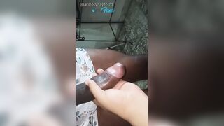 My Neighbor's Thick Black Cane Teens First Time Alone in Shower