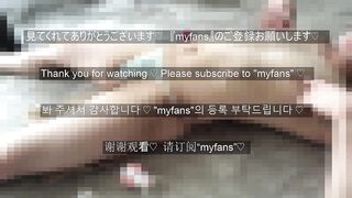 Horny Japanese God smashes solo cock while flexing for you