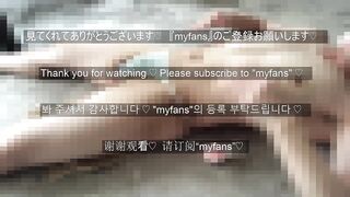 Horny Japanese God smashes solo cock while flexing for you