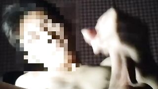 Asian gay twink destroyed by his own filthy jerk off