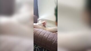 Broken Latino Condom Twink stuffed with raw cum