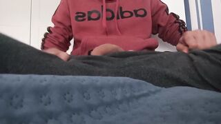 Big dick stuffed deep gushing cumshot solo male compilation