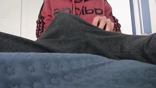 Big dick stuffed deep gushing cumshot solo male compilation