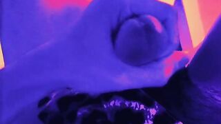Shy guy loses it alone staring at his own thong