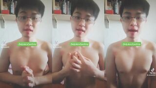 Naked workout cumming from raw positivity