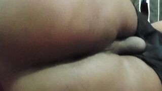 Horny sexy bottom boy fingers his big ass with fingers