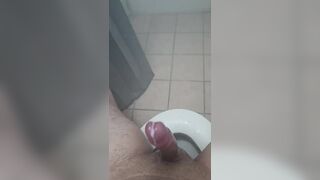 Asian twink takes off his tools and cums hard
