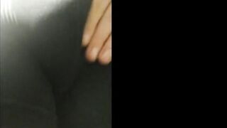 Femboy spandex underwear model destroyed in tight gay bubble butt fun
