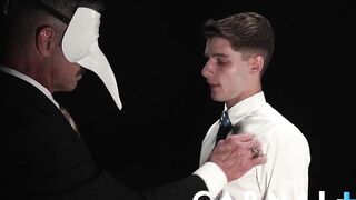 Dex Devall Gets Barebacked by Suited DILF in Raw Creampie Fuck
