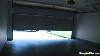 Hung Eric Austyn destroys garage toy with uncut monster cock