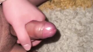 Slomo uncut femboy cock huge cumming ruin