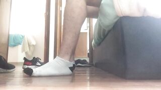 Twink feet worshipped raw gushing latino shower worship
