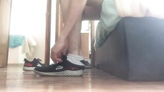 Twink feet worshipped raw gushing latino shower worship