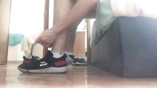 Twink feet worshipped raw gushing latino shower worship