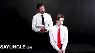 Elder Michaels gets punished by President Matthews big thick cock