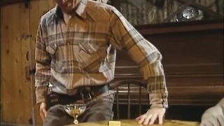 Cowboys Play Strip Poker Until Totally Naked and Bleach-Blond Bodybuilders Choke on Full Frontal Hunk