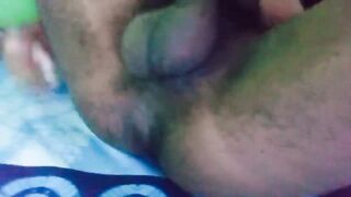 Solo Asian boy thick big dick piss and cum play