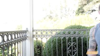 Next Door Casting Johnny's audition deep throat muscles cum swallowing audition