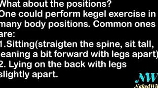 Nakedwill demos Kegel drills for his big dick flexing solo session
