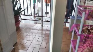 Big perfect cock throbbing veins jerking off neighbors spy moaning