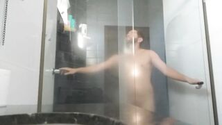 Bareback Heat Explodes in Asian Twink's Steamy Shower Creampie