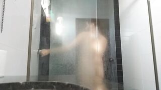 Bareback Heat Explodes in Asian Twink's Steamy Shower Creampie