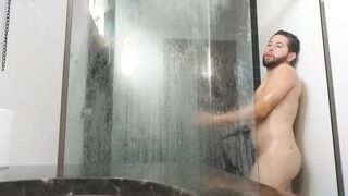 Bareback Heat Explodes in Asian Twink's Steamy Shower Creampie