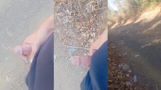 Public masturbation exposed Jakol sa kalye Filthy Pinoy caught cumming hard