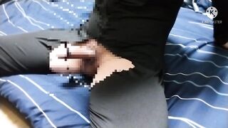 Japanese twink jerks off until raw sperm shoots everywhere