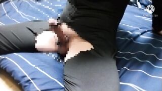 Japanese twink jerks off until raw sperm shoots everywhere