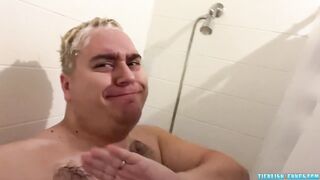 Fat DILF bound and tickled raw by BBC Jamal