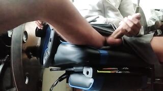 Asian public workshop risk As I slam my bare cock out and cum all over the loud moaning twink