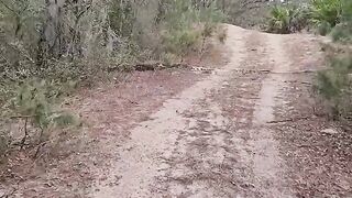 Undressing in the woods raw gay solo jerking off hidden in the forest
