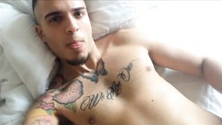 Touching myself getting horny and being verbal dirty talk young tattoo teen