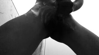 Masturbating in the Bath Almost Caught Twink Asian Jerking Solo