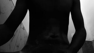Masturbating in the Bath Almost Caught Twink Asian Jerking Solo
