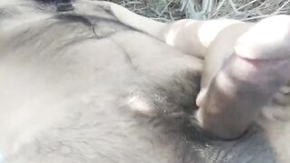 Nude hot boy jerks in public until his thick cum drips everywhere