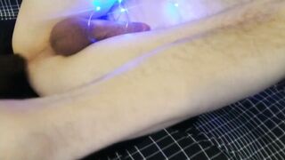 Gay Vac-U-Lock Machine rams BBC 9 inch deep into Ebony ass raw