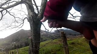 Horse sized cock crushed her on the mountain interrupted by a goatherd