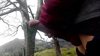 Horse sized cock crushed her on the mountain interrupted by a goatherd