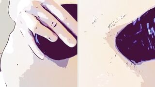 Same Dick Different Day Twink Gets Gaped Raw in Cartoon Solo Anal